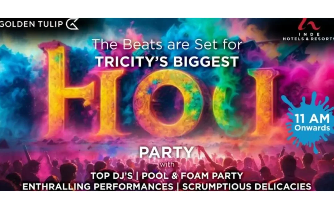 Holi Party At Golden Tulip