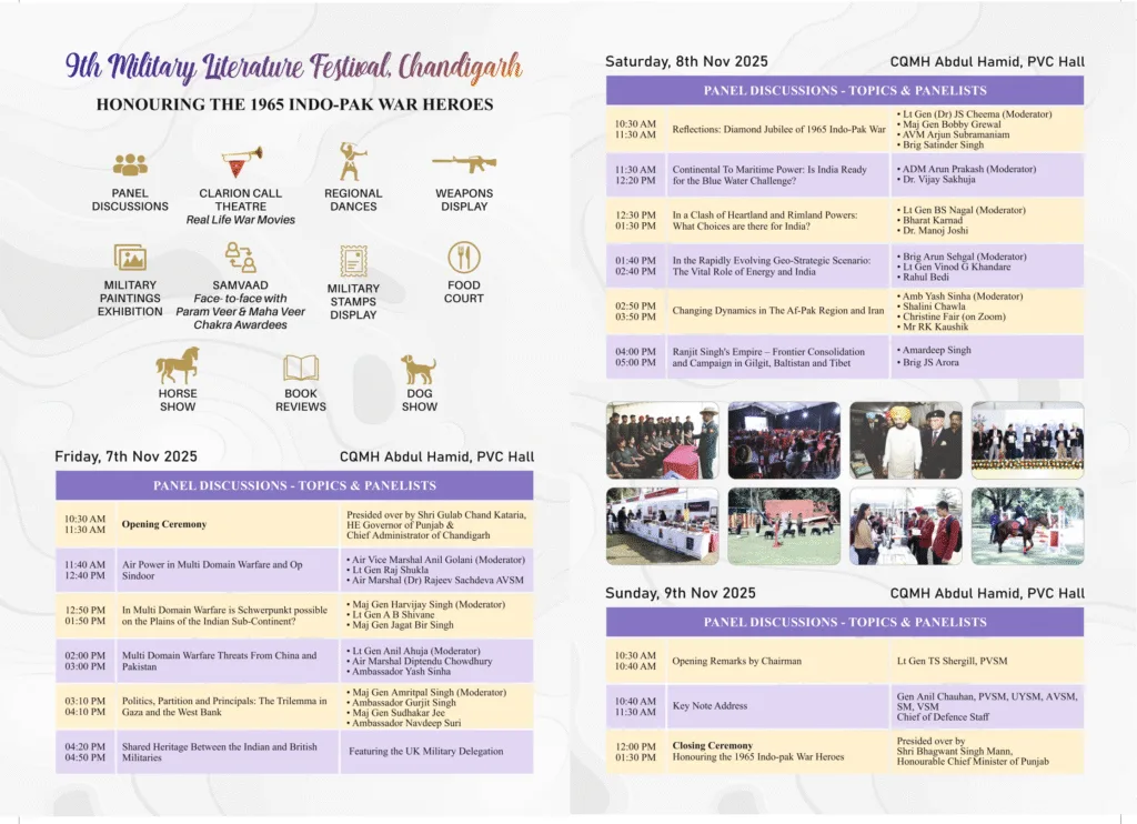 MILITARY LITERATURE FESTIVAL CHANDIGARH 