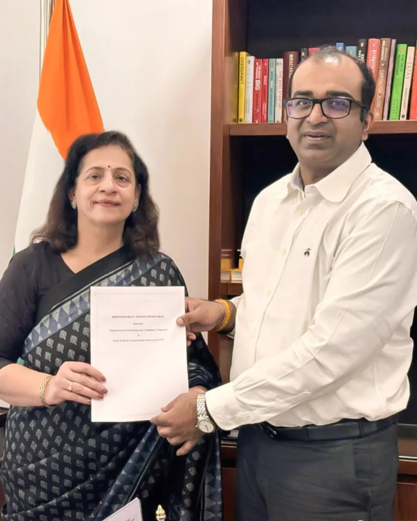 Dbels And Startup Haryana Sign Mou 1 Dbels Signs Mou With Startup Haryana