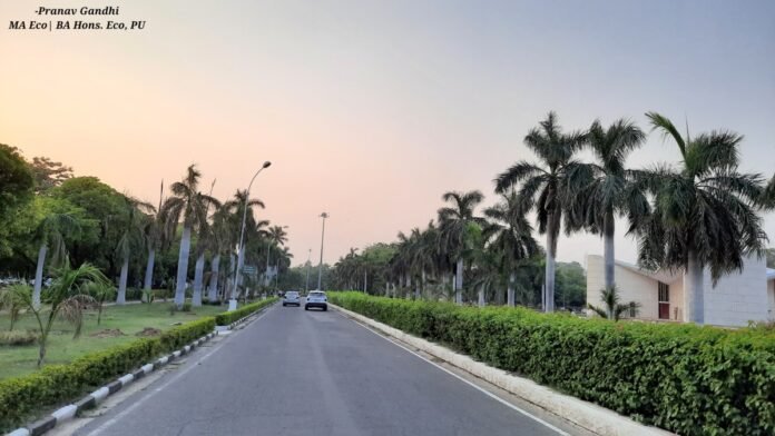 Panjab University campus in Chandigarh, one of the top universities in Punjab