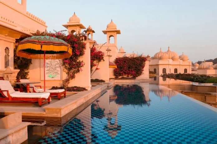 Luxury hotel exterior representing Chandigarh tricity's best hotels