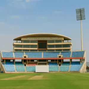 Maharaja Yadavindra Singh Cricket Stadium.